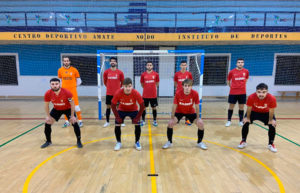 Formación del Ceutí B, este domingo en el pabellón Amate de Sevilla