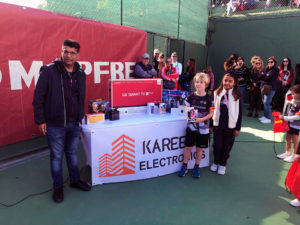 La firma Kareena Electronics colabora con el tenis ceutí con la celebración de este torneo