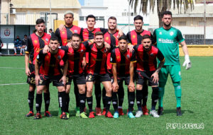 Once inicial del Cabecense antes de medirse al Ceuta