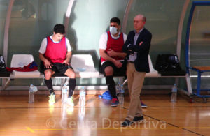 Valladares, durante el partido del sábado ante el CD El Ejido