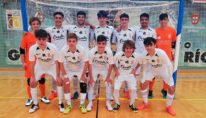 Formación del Deportivo UA Ceutí, con cinco cadetes en sus filas, este sábado en el 'Guillermo Molina'
