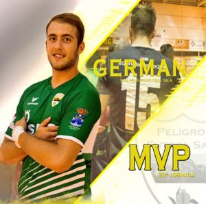 Germán Román, nuevo portero de la UA Ceutí