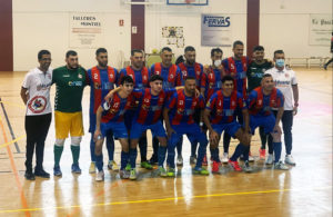 Formación del CD Puerto, este viernes en Casabermeja