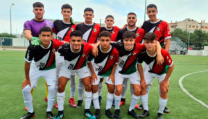 Formación del Sporting, este sábado en Córdoba