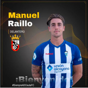 Manuel Raíllo ya es nuevo jugador de la AD Ceuta FC 