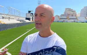 Chus Trujillo, tras el partido ante Las Palmas Atlético