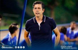 Alberto Gallego, entrenador del Recreativo de Huelva