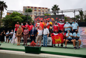 Imagen del podio final del Campeonato de España / Foto: S. Camacho