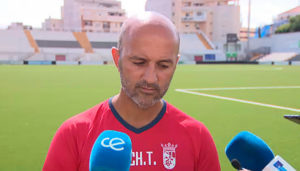 Chus Trujillo, entrenador de la AD Ceuta FC 