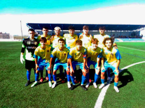 Formación del Polillas, este domingo en la Ciudad Deportiva del Decano