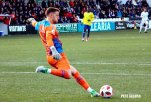 Iván Villanueva, en su etapa como jugador de la AD Ceuta FC 
