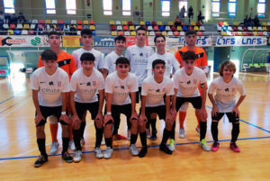 Formación del Deportivo UA Ceutí en el 'Guillermo Molina'