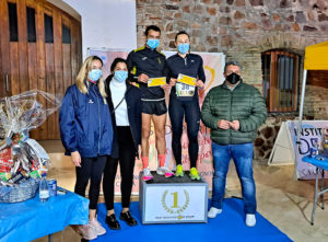 Hassan Amar y Paula Alguacil, en el podio 