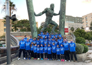 210 jugadores se han desplazado con la Federación de Tenis de Ceuta a competir a la Península 