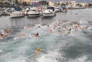 Una imagen de la salida de la prueba en 2019