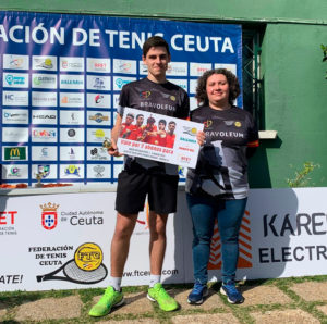 Miguel Ángel Lafuente Maneiro ganó las dos entradas que sorteaba la Federación de Tenis de Ceuta entre sus federados