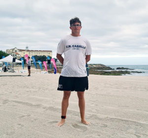 El nadador ceutí Nacho Gaitán 