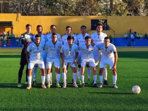 Formación del Ceuta B, este sábado en el José Martínez 'Pirri'