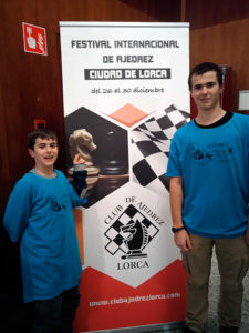 Jorge y Luis Mena, el pasado mes de diciembre en el Festival Internacional de Lorca 