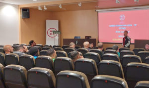 Una imagen del comienzo de los cursos en la Ciudad del Fútbol de Ceuta
