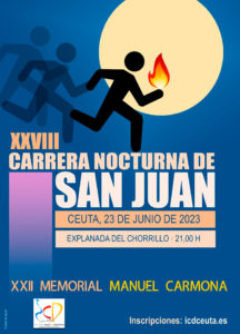 Cartel anunciador de la Carrera de San Juan de este año
