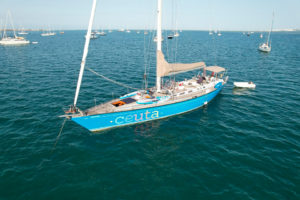 Una imagen del barco 'Ceuta' patroneado por Sergio Llorca 