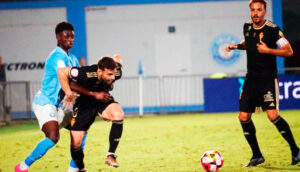 Rodri Ríos marcó el gol del Murcia en Ibiza, pero los pimentoneros terminaron perdiendo