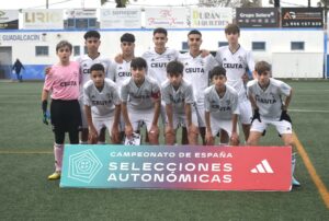 Formación inicial del combinado Sub-14 de Ceuta 