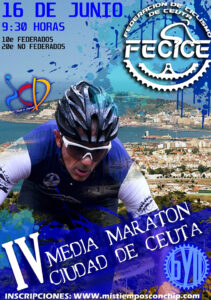 Cartel anunciador de la prueba de BTT