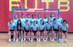 Las jugadoras ceutíes, con el resto de convocadas para esta concentración de la Sub-17