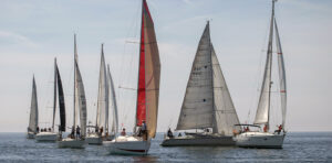 Una imagen de la quinta regata del Interclubs del Estrecho celebrada en Sotogrande 