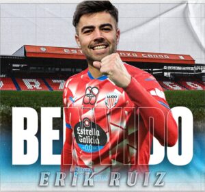 El Lugo ha anunciado este jueves el fichaje de Erik Ruiz