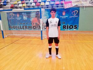 Mohamed 'Topi', en el pabellón Guillermo Molina