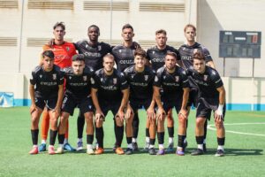 Primera formación inicial del Ceuta B en pretemporada 