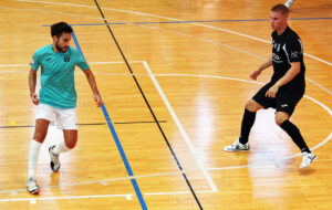 El finlandés del Ceutí Lintula (d), durante el Ceutí-Leganés del pasado sábado