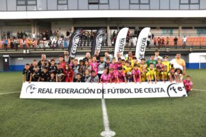 Foto de familia de los cuatro primeros clasificados en el torneo