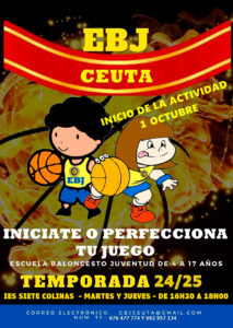 Cartel anunciador del Curso 24-25 de la EBJ