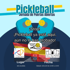 Cartel anunciador de la actividad