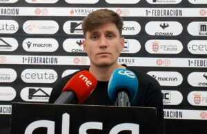 Pablo Álvarez, este domingo en la sala de prensa del Murube 