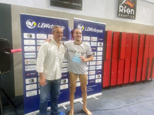 El local Juan Carlos Reguera ha sido elegido MVP del partido 📷 Rafa Peña