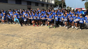 Momento de la salida de la prueba desde el Parque Urbano