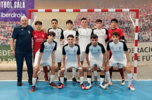 Formación del Deportivo Ceutí, este sábado en el pabellón Guadaljaire 