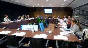 Un momento de la última reunión del año de la Junta Directiva de la RFFCE