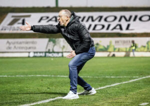 José Juan Romero, este viernes en el estadio El Maulí 