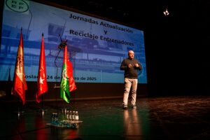 Iván Chaves, durante su intervención en la jornada celebrada en Coslada