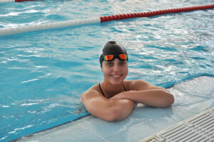 Marina Foncubierta empezó a practicar la natación con dos años