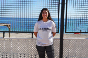 Marina se plantea si dejar la natación cuando comience sus estudios fuera de la ciudad 📷 Rafa Peña