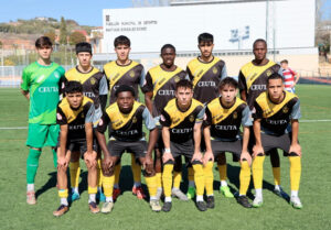 Once inicial del Sporting Atlético, este domingo en el campo del Granada 