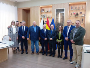 Una imagen de la recepción que ha tenido lugar en el despacho de Presidencia