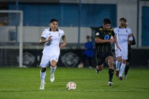 Zalazar ha abierto el marcador ante el Intercity 